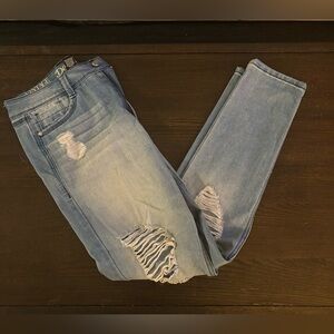 ReWash Distressed Light Blue Jeans